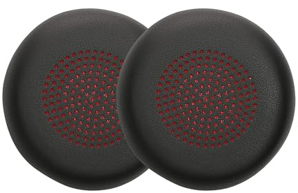 kwmobile 2X Ohr Polster für Plantronics Voyager UC B825 Ohrpolster - Ersatz Ohrpolster - Kopfhörer Ersatzteile - Kopfhörer Ersatzpolster für Over Ear Headphones