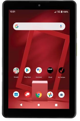 Orbic Tab8 5G (128GB, 6GB) 8 pulgadas, Snapdragon 480 5G, Android 11, Wi-Fi + tableta celular (modelo de EE. UU. totalmente desbloqueado para AT&T, T‑Mobile, US Cellular) R8L5T (tarjeta SD de 256GD,