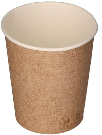 Vasos de Papel Kraft 120 ML (4oz) - Ø 70mm, Calidad 280g/m² para Bebidas Calientes y Frías - Desechables (120 ML (4oz), 1000, unidad)