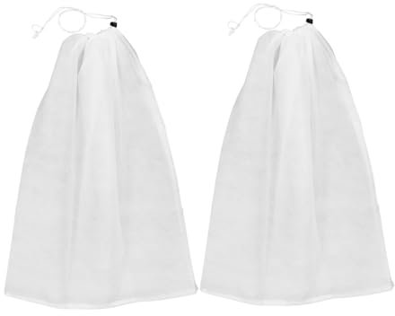 Mikikit 2pièces Housse De Anti-Gel pour Plantes Pot Couverture Hiver avec Cordon De Serrage pour Potted Plants Tomates Roses