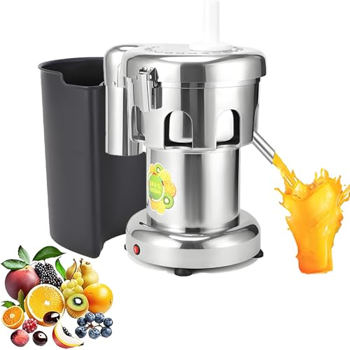 Heavy Duty Centrifugal Juicer Machine Commercial Juice Extractor, 370W/550W Electric Citrus Juicer Squeezer, Both Fruit and Vegetable,B3000