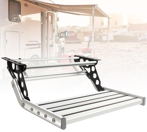 Escalones manuales para Autocaravana con luz LED