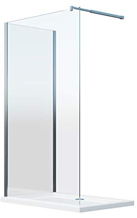 Parete doccia Walk-in Angolare Doppio Vetro 8 mm Reversibile (78-80 x 98,5-100,5 H 200 cm)