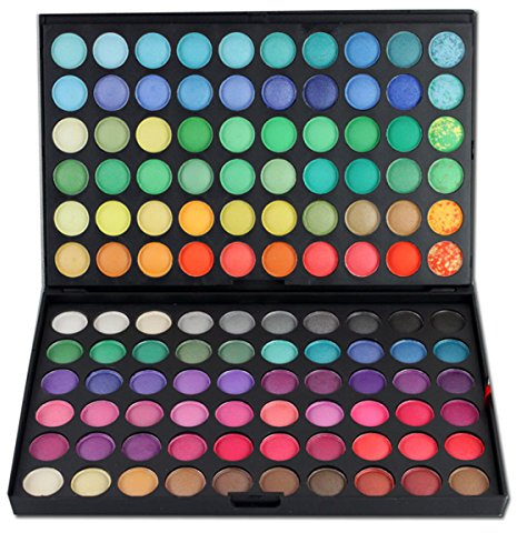 LAEMALLS 120 Farben Lidschatten Makeup Palette, Profi Matt Schimmern Nudetöne Leuchtende Glitter Eyeshadow Kosmetik Palette, Geeignet für den täglichen Gebrauch#1