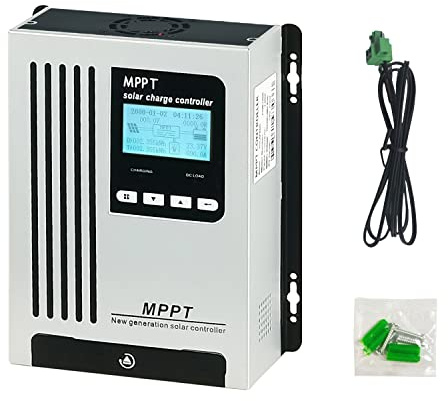 SOLAFANS 96V 55A Caricatore solare MPPT 48V 60V 72V Sveglia automatica Batteria scarica DC180V Ingresso fotovoltaico 5500W per sistema solare fuori rete Batteria al litio allagata Gel sigillata AGM