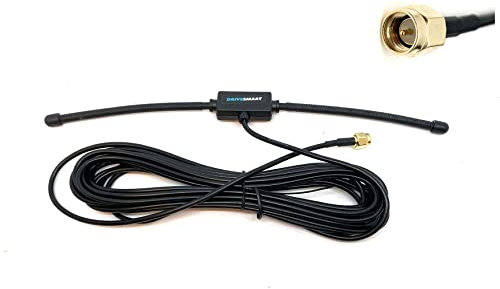 DriveSmart DAB Car Antenna with SMA Connector - 5m Amplifier for Blaupunkt, Pioneer, Clarion, Kenwood, Alpine