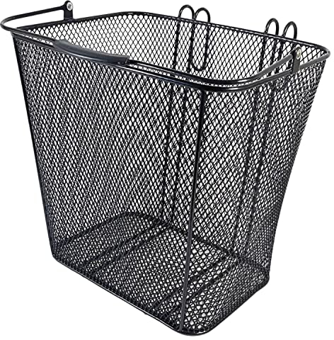 Red Loon Metall Bike Basket | 22 Ltr Gepäckträger Korb | Fahrradkorb hinten | Einkaufskorb für Fahrrad
