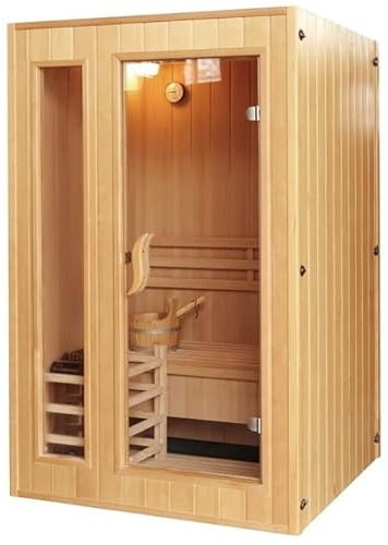 Bagno Italia Sauna finlandesa 153 x 110 cm 3 plazas de madera canadiense accesorios incluidos