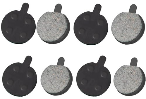 DeJivsin Bromsbelägg elektrisk skoter, set med 4 par bromsbelägg för 10 tums elskoter, för Xiaomi M365 Pro, 1S, Essential, Pro 2