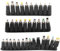 VISSQH DC 5V Stecker,34 Art USB A auf Hohlstecker,DC Netzteil Adapter,für Router, Mini-Lüfter, Lautsprecher und weitere 5-V-Geräte (schwarz)