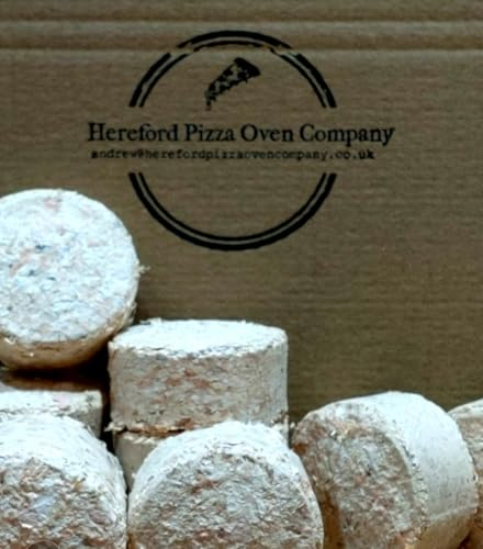 Hereford Pizza Oven Company Sawdust Briquette Blocks 9kg Unflavored Wooden Fire Briquettes