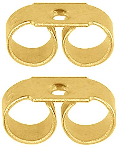 9CT Gold HALLMARKED Replacement Earring Backs Butterflies 5MM -A2B