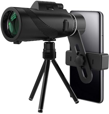 Objectif de caméra de téléphone de télescope de téléphone, prise en du zoom automatique, champ de vision de 7,8, fonctions de vision de jour et de nuit, largement compatible
