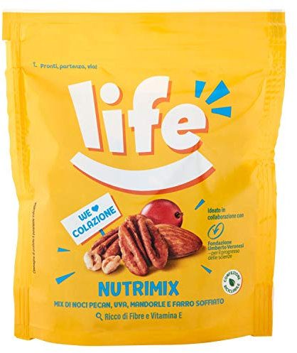 Life Nutrimix Colazione, Mix Frutta Secca, 90 G