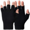 DOVORTEX Fingerless Gloves for Men & Women, Winter Knitted Thermal Gloves with Soft Lining, Insulated Cold Weather Gloves for Outdoor, Driving, Work, One Size, Black