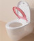 Pinkes Toilettensitz-Set für Erwachsene & Kinder – Split-Design mit rutschfestem Deckel, BPA-freiem Kunststoff, einfacher Montage – Elternfreundliches WC-Sitz für Familie, Kindergarten
