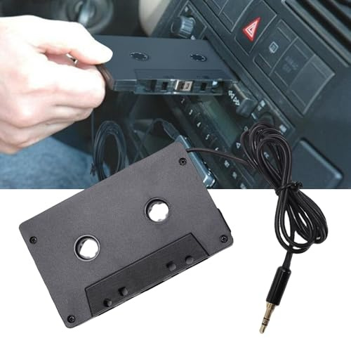 Jectse Bilstereo-kassettadapter, Premiumljudkvalitet, med 3,5 Mm Typ C-hjälpkabel, Kassettbandsadapter, Kassettband Till Aux-adapter, för Veteranbil, Radio