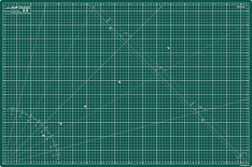 La Canilla Tapis de Découpe Auto-Cicatrisant A1 (90 x 60 cm - 36x24) Self-Healing Cutting Mat Planche Coupe pour Couture Patchwork Modelisme Cutter | Marqué en Centimètres et en Pouces
