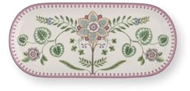 Pip Studio Lily&Lotus Kuchenplatte Weiss/lila 33cm