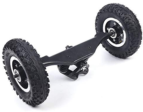 Offroad eléctrico 11 pulgadas camión ruedas combo con 1 soporte de eje delantero y 2 ruedas de aleación de aluminio de 8 pulgadas de longitud 420 mm para monopatín camión montaña longboard