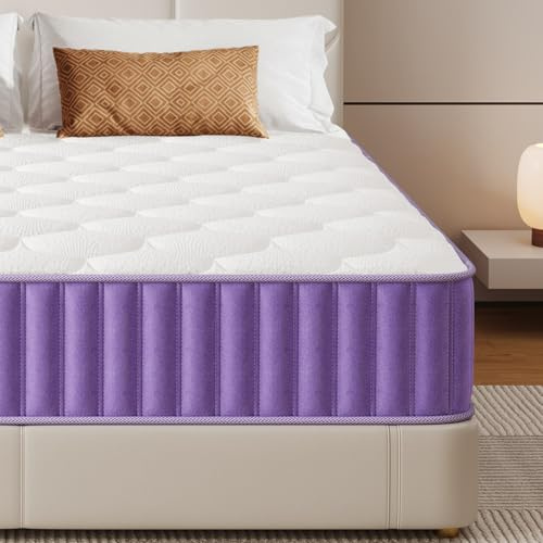 Niqooia Single Mattress 3FT, Hybrid Single Bed Mattress with Memory Foam & Pocket Springs, Breathable Fabric, Motion Isolation, Medium Firm Mattresses in a Box (90x190x25cm)