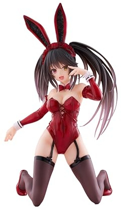 Date A Live V Statue de Bureau en PVC Figurine Mignonne Kurumi Tokisaki Bunny Ver. 13 cm