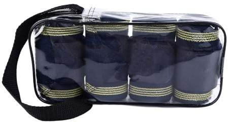 YushiTrading 4 Bandages pour Jambes de Cheval, Bandages équestres Polyvalents pour l’écurie et l’entraînement, Bandages Extensibles et protecteurs pour Le Soutien et Le Confort des tendons du c