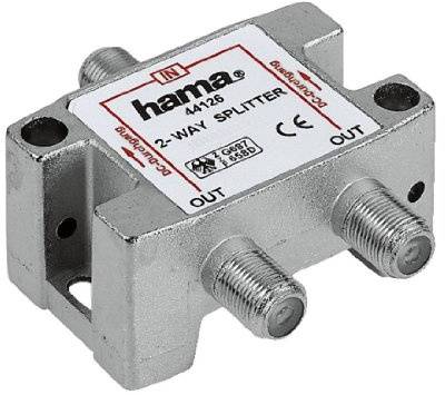 Hama SAT-Verteiler, 2fach, voll geschirmt