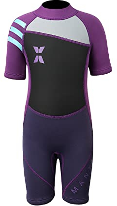 Gogokids Kinder Shorty Neoprenanzug 2.5mm Neopren Mädchen Jungen UV-Schutz Schwimmanzug 2-10 Jahre