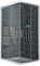 Idralite Eckeinstieg Duschkabine Rechteckig 120x70 H185 Transparent 6mm Glas Mod. Alabama