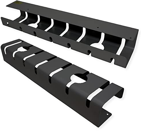 ROLINE Kabelkanal, Untertischmontage (2 Stück), schwarz