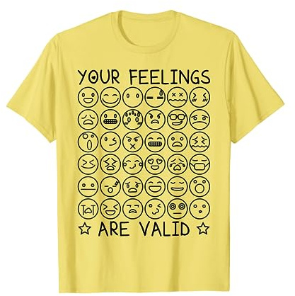 Mental Health Awareness - Your Feelings are Valid Kids T-Shirt