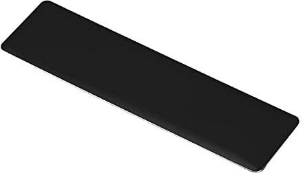 PATIKIL 3 tum x 1 tum namnskylt i metall, 20-pack anodiserat aluminium självhäftande skylt tagg personlig anpassad graverad tom platta för gör-det-själv lasertryck, svart