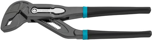HAZET Pinza universale/pompa per acqua 760-18, lunghezza 180 mm, distanza di bloccaggio 2 mm, 17 posizioni di bloccaggio, regolazione rapida, dentellatura dura delle ganasce, acciaio al cromo vanadio