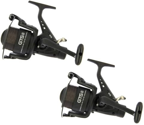 2X Karpfenrolle Freilaufrolle Carp Runner Rolle GTS 6000 inkl. Schnur