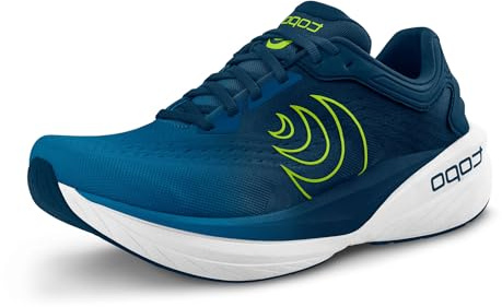 Topo Athletic Uomini Phantom 4 Scarpe da Corsa Scarpe Neutrali Blue/Lime - Blu