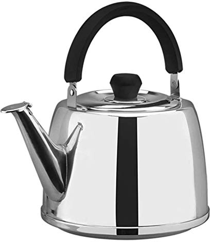 MRKU Hervidor de Agua automático de 4 litros con Silbato y asa de Calentamiento rápido, Cocina de Gas, Cocina de inducción Universal.