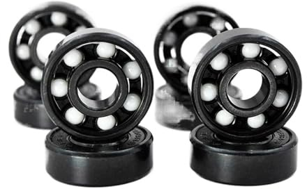 YAKUFAST 8 st 608 RS Hybrid Keramiska Kullager 8 * 22 * 7mm Rullskridsko Skateboard Hjul Longboard 608RS Kullager