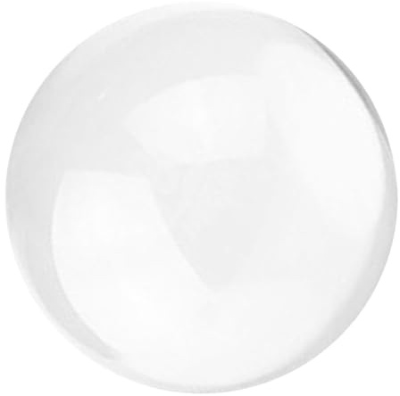 CORHAD Palla da Giocoleria in Acrilico Trasparente 6 Cm per Principianti e Professionisti, Sfera Acrobatica Portatile Resistente per Allenamento e Spettacoli, Decorazione Elegante