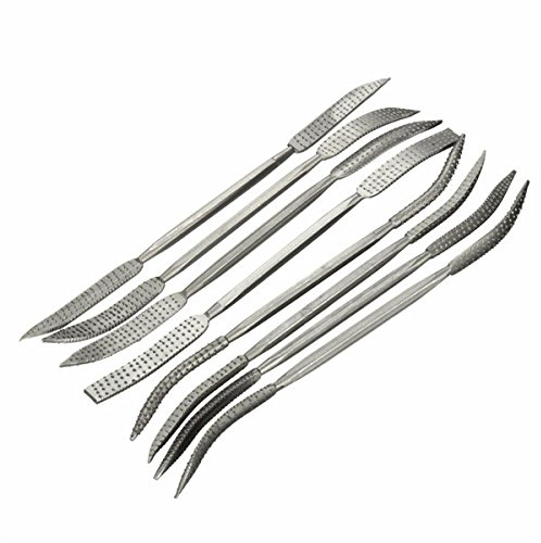 EsportsMJJ 8pcs 190mm Crafts Riffler Double Ended Coarse Wood Rasp File