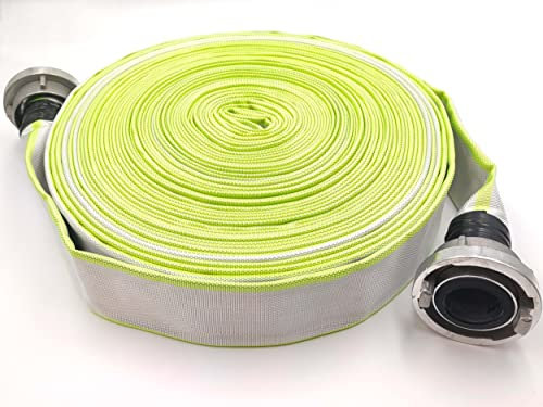 2 Zoll | C-52-50 Meter Industrieschlauch | Feuerwehrschlauch | Bauschlauch | Flachschlauch | Schlauch mit Storz-Kupplung