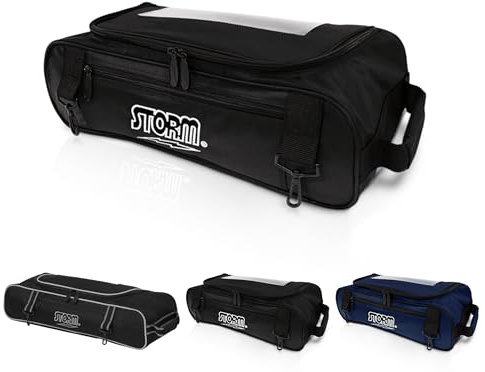 EMAX | Storm - Borsa per scarpe | Borsa per scarpe da bowling (nero)