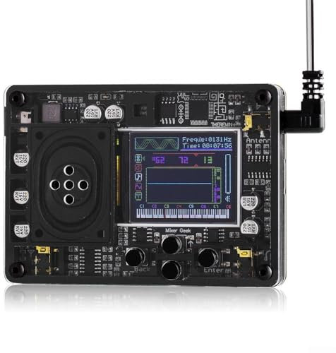 CARMOTTER Mini-Theremin-Musikinstrument, elektronisches kreatives Instrument mit Farbbildschirm, elektronischer Taschen-Synthesizer, Synthesizer, Musikinstrument