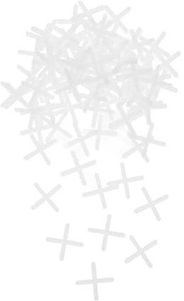 PLAFOPE 2000pcs Tile Leveling Spacers Cross Shaped Grout Joint Tool for Floor and Wall Tiling Easy to Install Reusable Ceramic Tile Spacers for Precise Alignment and Efficient Work
