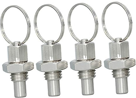 DOITOOL Pestillo De Resorte De Acero Inoxidable 4 Piezas Accesorio Mecánico Multifuncional