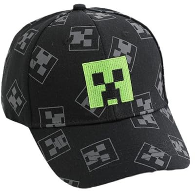 OMEIU Store Cotton Baseball Cap Hat for Boys, Boys Caps Perfect for Outdoor Sunny Days Sun Hat 3+ Years (Minecraft02)
