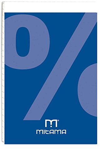 MITAMA 63026- BLOCCO NOTES con PUNTO METALLICO 8X12 cm, 60 FG, 5mm conf. 20 pz