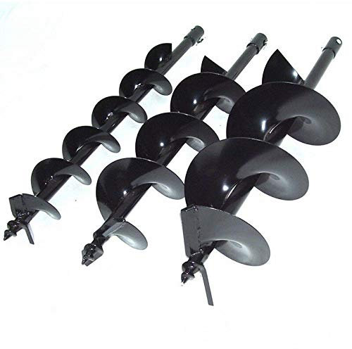 WUPYI2018 Lot de 3 tarauds pour tarière à essence 4/6/8 pour planter des arbres