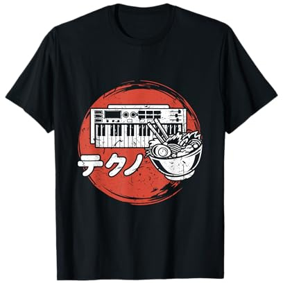 Synthétiseur analogique japonais - Retro Synth Producer DJ Retro T-Shirt