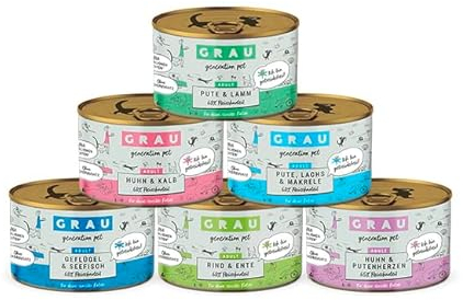 Grau – das Original – Nassfutter für Katzen - Mischtray Katze Generation Pet, 6er Pack (6 x 200 g)